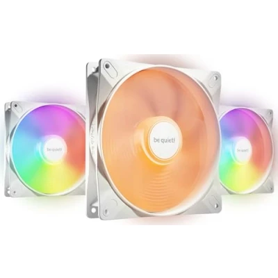 Afbeelding van 140mm Be Quiet! LIGHT WINGS LX PWM high speed White Triple Pack