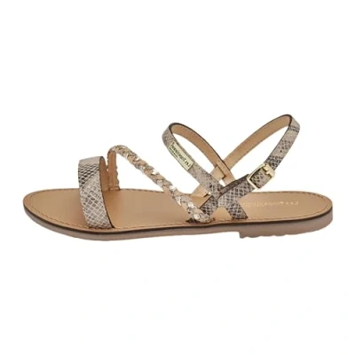 Image de Les Tropéziennes par M. Belarbi Femme Hanano Sandales Bride Arriere, Beige Serpent, 41 EU