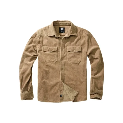 Afbeelding van Brandit LONG Sleeve Overhemd, Heren, Maat: 6XL, Camel
