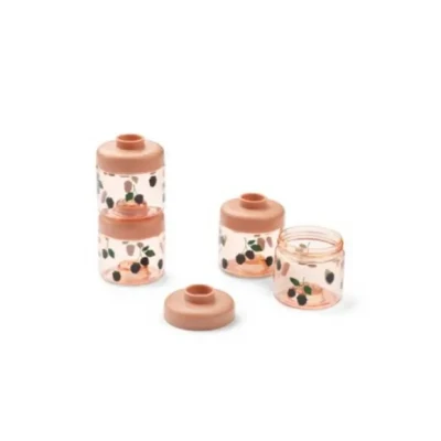 Afbeelding van Liewood babyvoeding doosjes dominique berry pale tuscany 4st