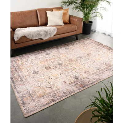 Afbeelding van Vintage Tapijt/Vloerkleed Fade Charm Beige 76x150 Cm
