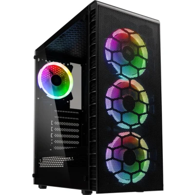 Afbeelding van Kolink OBSERVATORY LITE MESH Midi tower Gaming behuizing Zwart