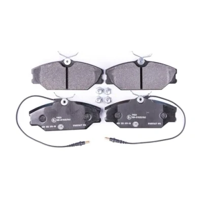 Afbeelding van HELLA 8DB 355 019 181 Remblokkenset Met slijtage waarschuwingscontact remzadelschroef RENAULT: MEGANE I Grandtour, Scénic 1, 1 Cabriolet