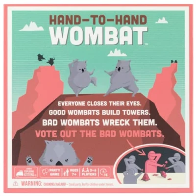 Afbeelding van Hand to Wombat by Exploding Kittens kaartspellen voor volwassenen tieners en kinderen leuke feestspelletjes