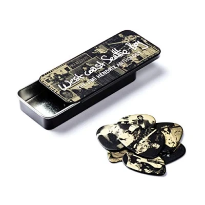 Afbeelding van Dunlop Jimi Hendrix Blikje met 6 plectrums, West Coast Seattle Boy
