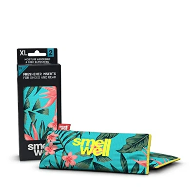 Afbeelding van SmellWell Active XL schoenverfrisser schoenendroger geur en vochtvreter schoenverzorging Tropical Floral