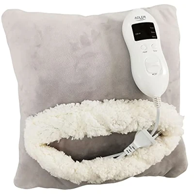 Afbeelding van Warmtekussen Heating pillow Verwarmingskussen met 8 standen Voetenwarmer Grijs Adler Europe AD 7412