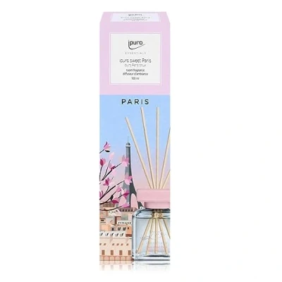 Afbeelding van ipuro ESSENTIALS Sweet Paris geurverspreider Geurfles Roze, Transparant