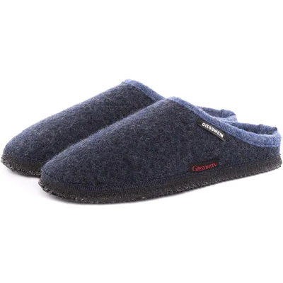 Afbeelding van Giesswein Dannheim Pantoffels, Maat: 36, Nachtblau Wol