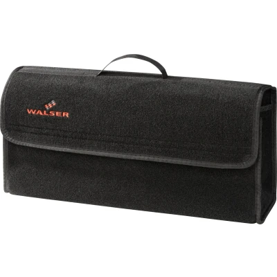 Afbeelding van WALSER Kofferbaktas Toolbag Maat XXL, naaldvilt kofferbak organizer, autotas, auto opbergtas, kofferruimte gereedschapstas 21x16x57 cm zwart