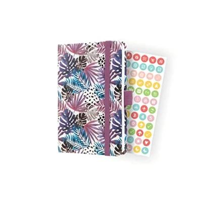 Afbeelding van Sigel agenda 2024 Jolie Beauty A6 hardcover 7 dagen / 2 pagina&#039;s violet jungle fever SI J4354
