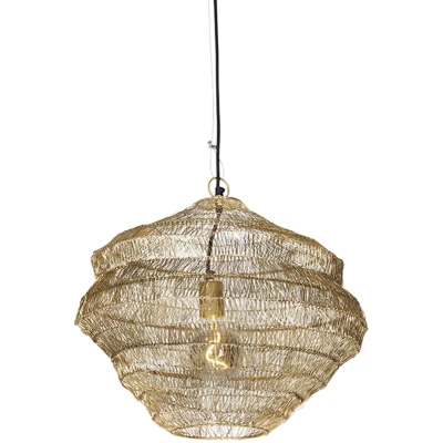 Afbeelding van QAZQA Oosterse hanglamp goud 45 cm x 60 Vadi