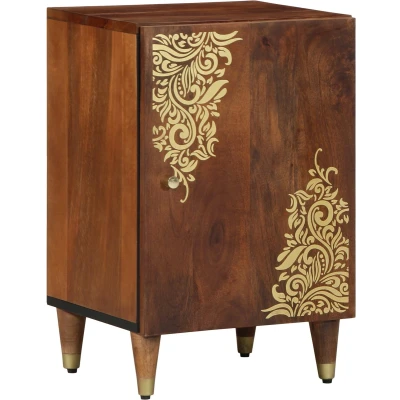 Afbeelding van vidaXL badkamerkast Honingbruin Massief acaciahout 38 x 33 58 cm