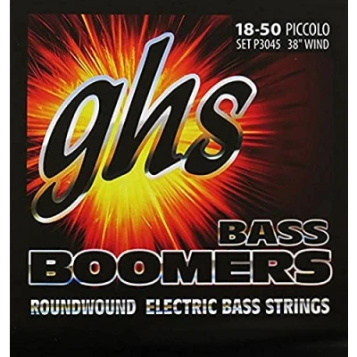 Afbeelding van GHS 4er bas Boomers 18 50 Long Scale Plus 30 40 Snarenset voor 4 string basgitaar