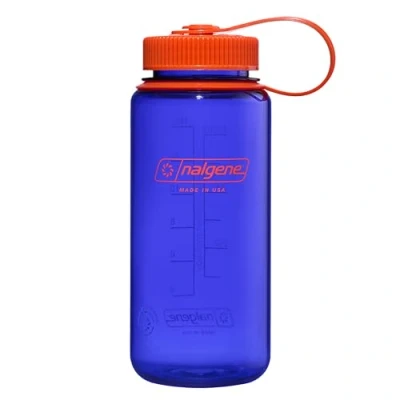Afbeelding van Nalgene Wide Mouth drinkfles 500ml BPA Free SUSTAIN Periwinkle