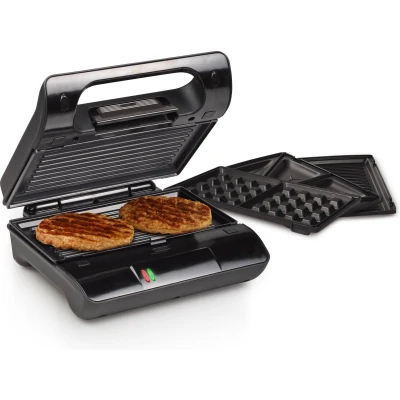 Afbeelding van Princess Multi &amp; Sandwich Grill Compact Pro 117002 Zwart