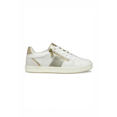 Afbeelding van Geox D Blomiee Sneakers laag, Dames, Maat: 39, white off Leer/ synthetisch