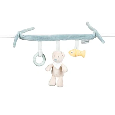 Afbeelding van Nattou Baby Wagenspanner Romeo, Jules en Sally Marmergroen