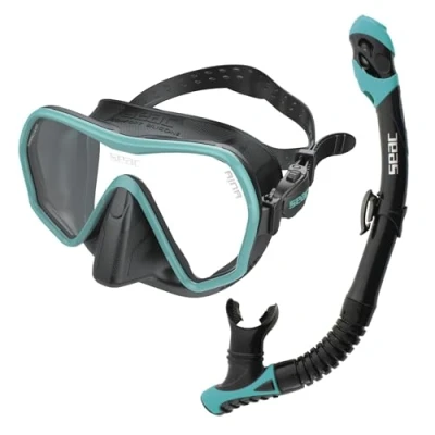 Afbeelding van Seac Sub Ajna Snorkelset Zwart/Turqoise