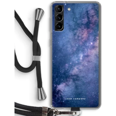 Afbeelding van hoesje met Koord geschikt voor Samsung Galaxy S21 Plus Nebula Telefoonhoesje Zwart Bescherming aan alle Kanten en Over de Schermrand
