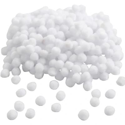 Afbeelding van Creativ company pompoms wit 450st