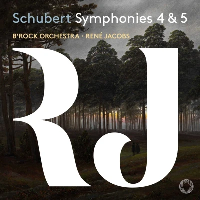 Afbeelding van B&#039;Rock Orchestra, René Jacobs Schubert: Symphonies 4 &amp; 5 (CD)