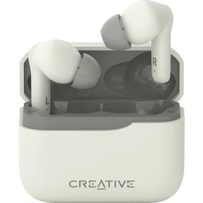 Afbeelding van Creative Zen Air Plus True Wireless oortelefoon (wit) draadlos Bluetooth 5.3, geschikt voor LE Audio, ingebouwde microfoon