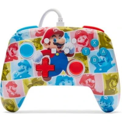 Image de Manette filaire PowerA Mario Hero Reel pour Nintendo Switch