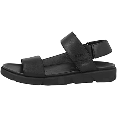 Afbeelding van Geox XAND 2S Sandalen, Heren, Maat: 39, Black Leer