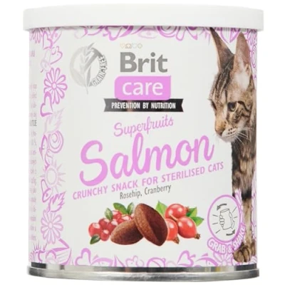 Afbeelding van Brit Care Superfruit Snacks Cat Salmon