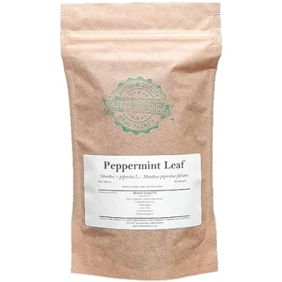 Afbeelding van Herba Organica Pepermuntblad Kruidenthee Mentha x Piperita L Peppermint Leaf Tea (50 g)