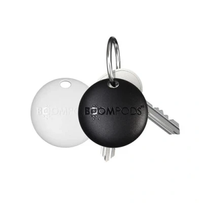 Image de Pack de 2 Balises connectées Boompods Finders Boomtag Noir et Blanc