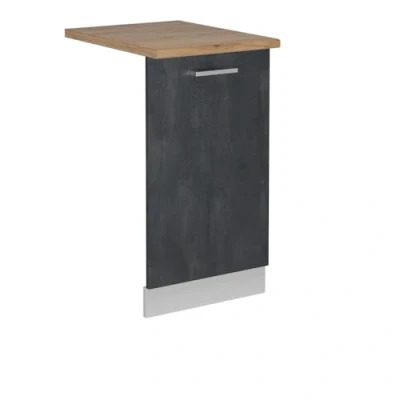 Afbeelding van Vicco Paroi de lave vaisselle R Line Noir Béton 45 cm AP Chêne