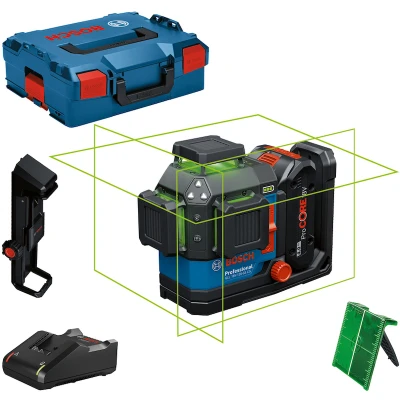 Afbeelding van BOSCH GLL 18V 120 33 CG accu kruislijnlaser 3x360 groen in L BOXX 136 (1x 4,0Ah + lader) 0601065100