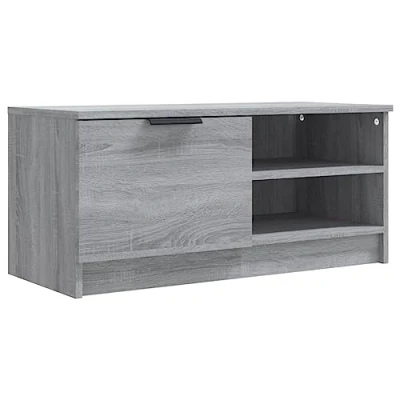 Afbeelding van vidaXL TV kast Sonoma grijs 80 x 35 36,5 cm bewerkt hout