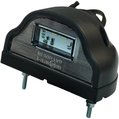 Afbeelding van Kentekenlamp LED WAS 408 , DC kabelkabel 500mm 2x 0,75mm² Kentekenverlichting BouwmanAanhangwagens.nl