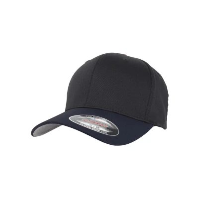 Afbeelding van Flexfit Wooly Combed 2TONE Pet, Maat: L/XL, Blk/nvy