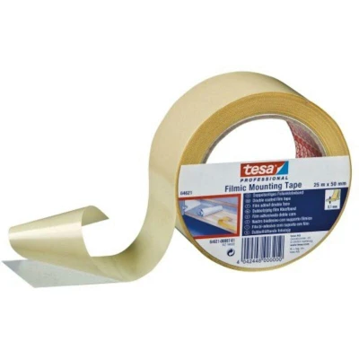 Afbeelding van tesa, Plakband, Dubbelzijdige tape, 12 mm x 50 m, transparant (12 mm)