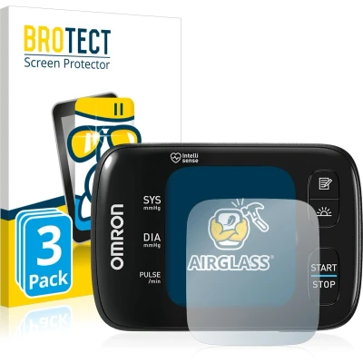 Afbeelding van BROTECT Screenprotector voor Omron RS7 Intelli IT Folie Beschermfolie Beschermglas transparant (3 Stuks)