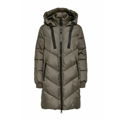 Afbeelding van JDY Jdyskylar Padded HOOD Jacket Wintermantel, Dames, Maat: XS, Vetiver