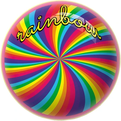 Afbeelding van Bal Unice Toys Bioball Regenboog Ø 23 cm
