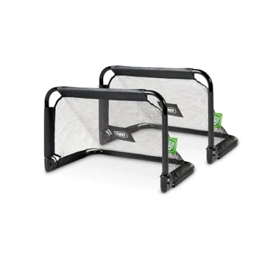 Afbeelding van EXIT Pico stalen voetbaldoel 90x60cm (set van 2) zwart