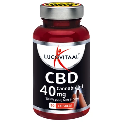 Afbeelding van Lucovitaal CBD Cannabidiol 40mg (90ca)