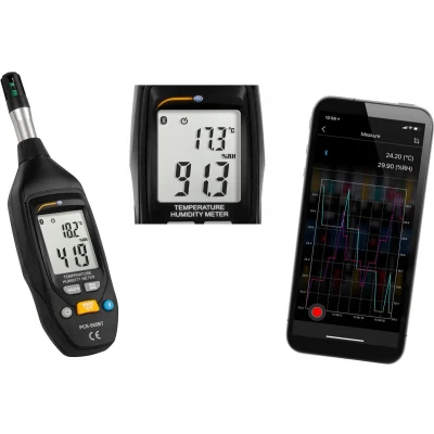 Afbeelding van PCE Instruments 555BT Luchtvochtigheidsmeter (hygrometer)