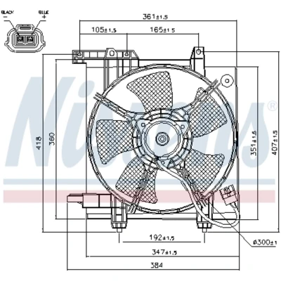 Afbeelding van Nissens Ventilatorwiel motorkoeling 85493