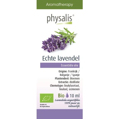 Afbeelding van Physalis Echte Lavendel Olie Bio 10ml