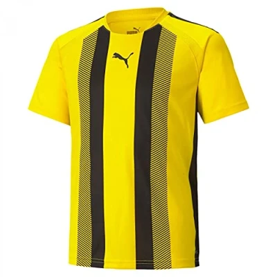 Afbeelding van Puma Teamliga Shirt Korte Mouw Kinderen Geel / Zwart Maat: 128