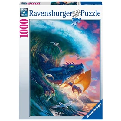 Afbeelding van Ravensburger puzzel Draken race Legpuzzel 1000 stukjes