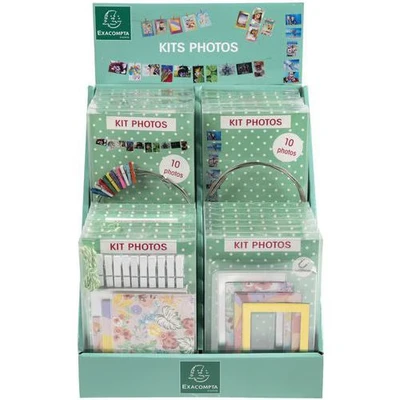 Afbeelding van Exacompta 12350E Présentoir kit photos rempli
