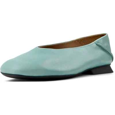 Afbeelding van Camper CASI MYRA Ballerina&#039;s, Dames, Maat: 41, Mittelgrün Leer